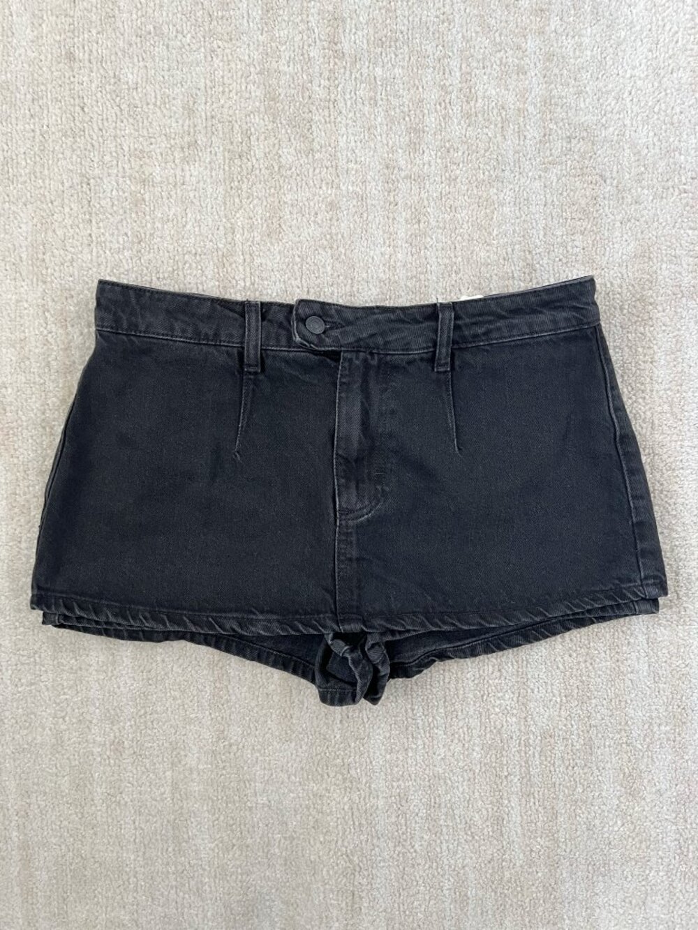 NWOT Free People We The Free Gala-Vanting Low Rise Denim Skort Mini Skirt 30